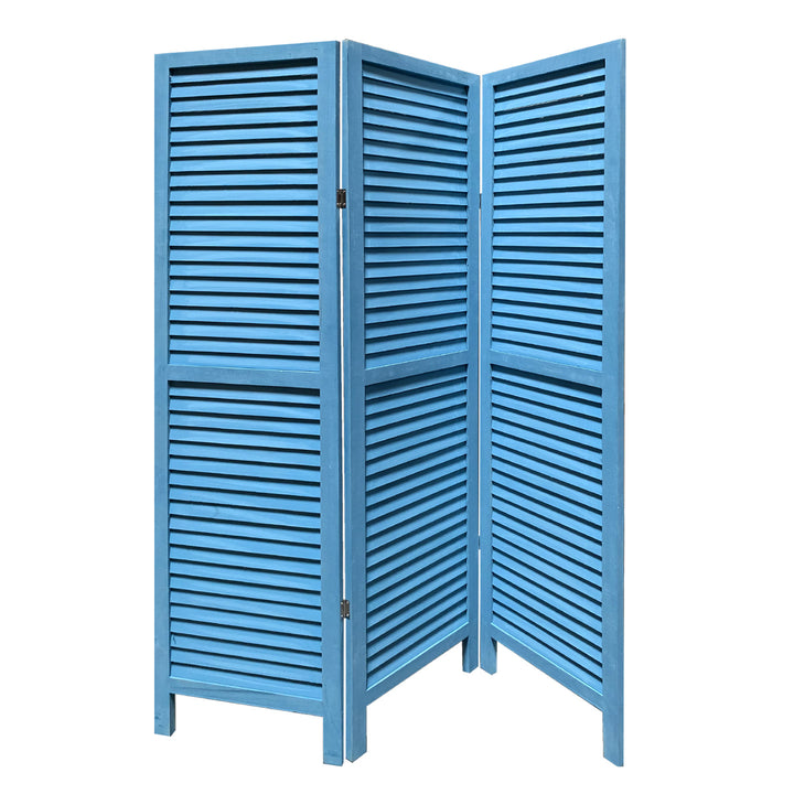 48 X 67 Black Wood Shutter - Screen