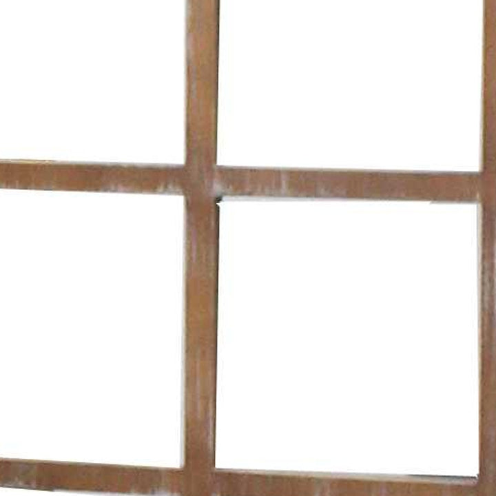 63 X 84 Brown Wood Mirror  Screen