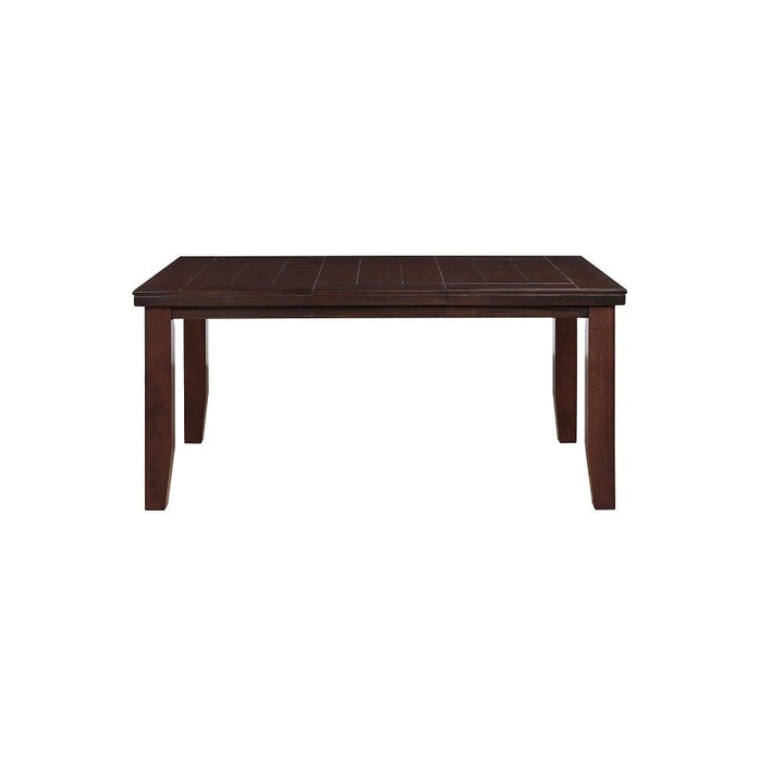 48" Dark Brown Solid Manufactured Wood Dining Table