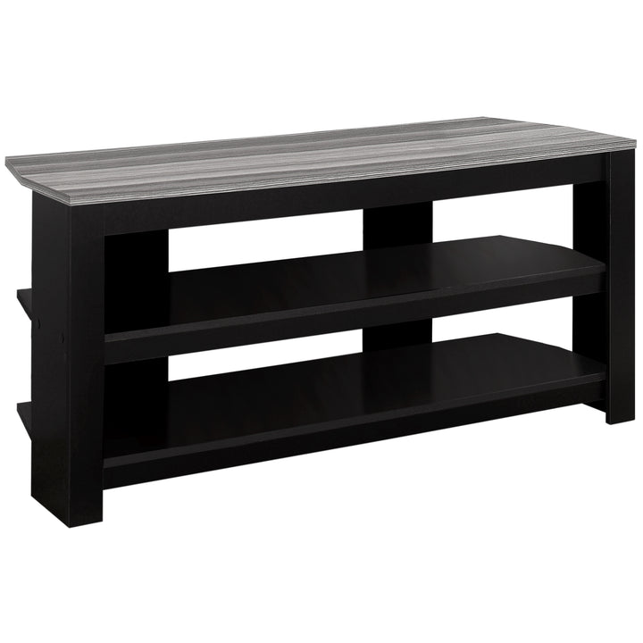 42" White Open shelving TV Stand