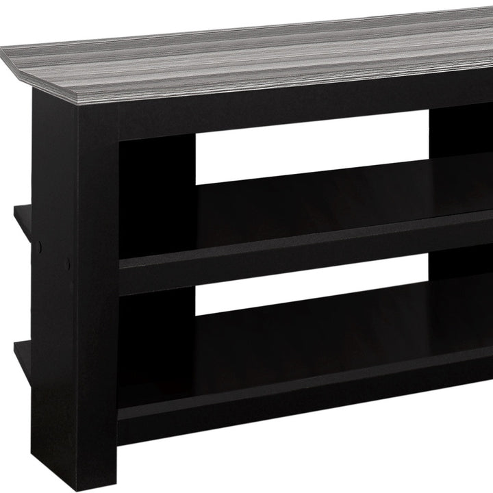 42" White Open shelving TV Stand