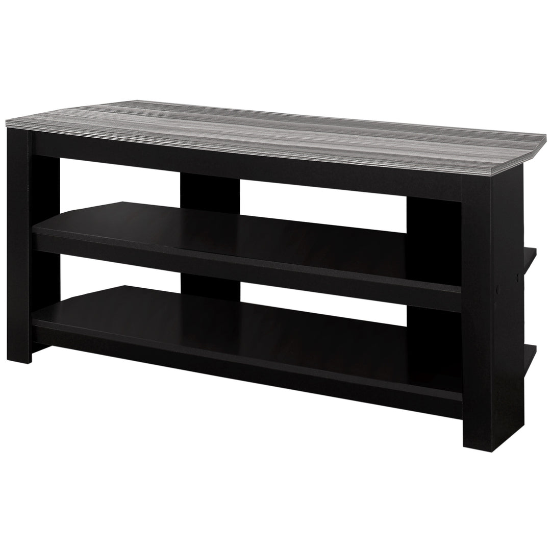 42" White Open shelving TV Stand