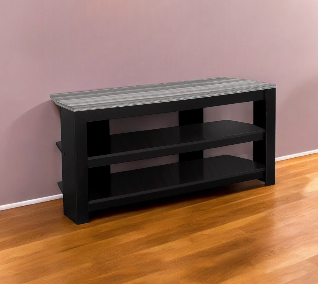 42" White Open shelving TV Stand