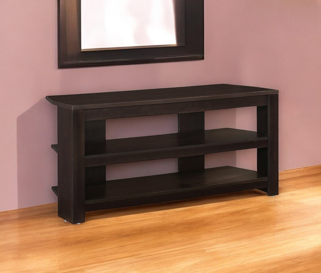 42" White Open shelving TV Stand