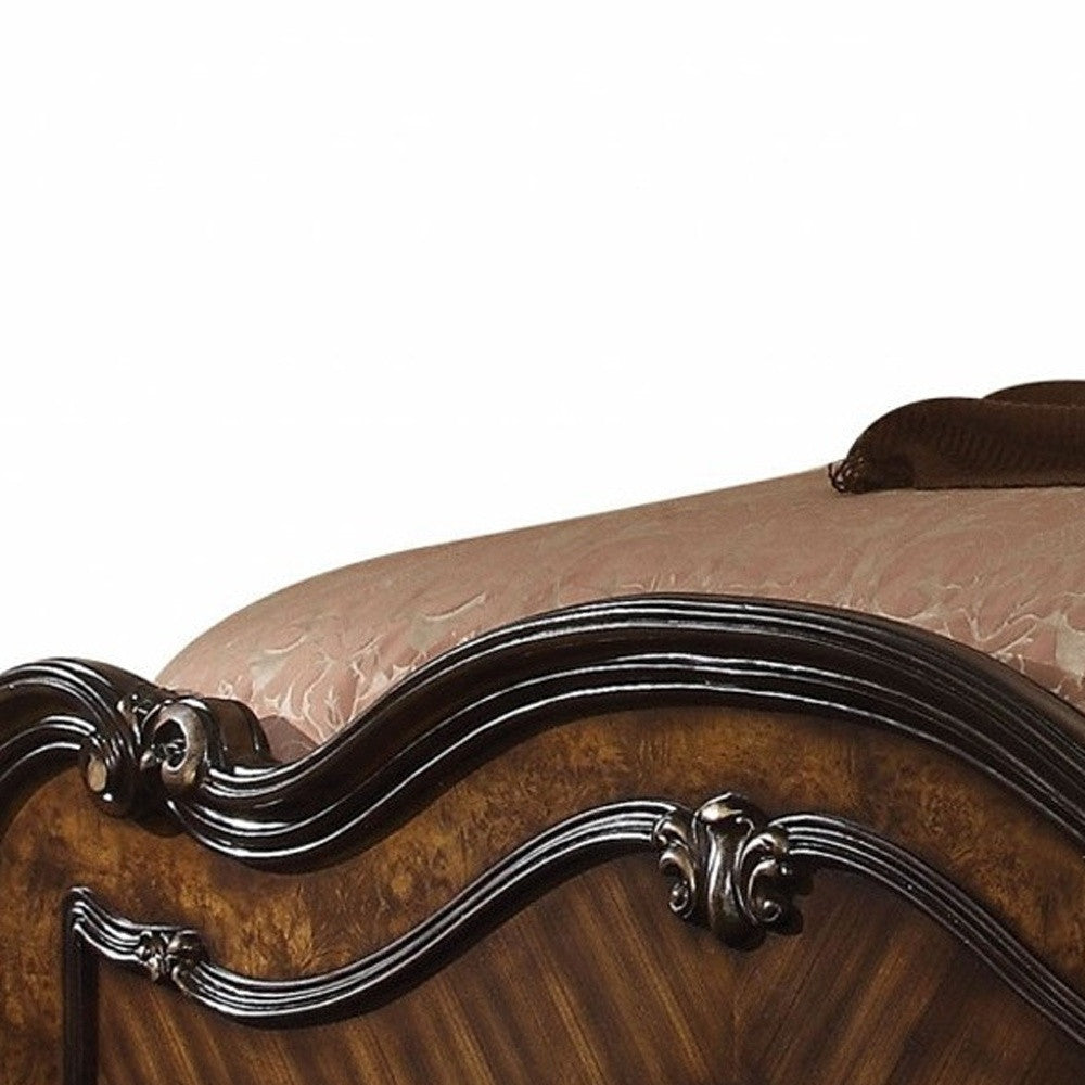 Brown King Bed Frame