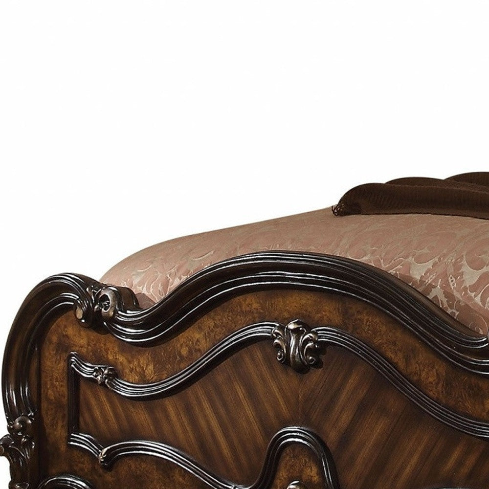 Brown King Bed Frame