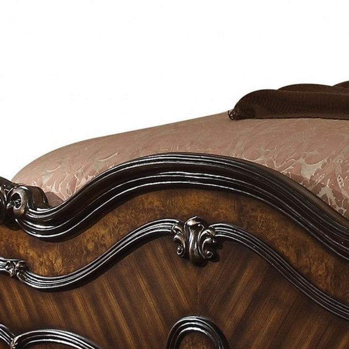 Brown King Bed Frame