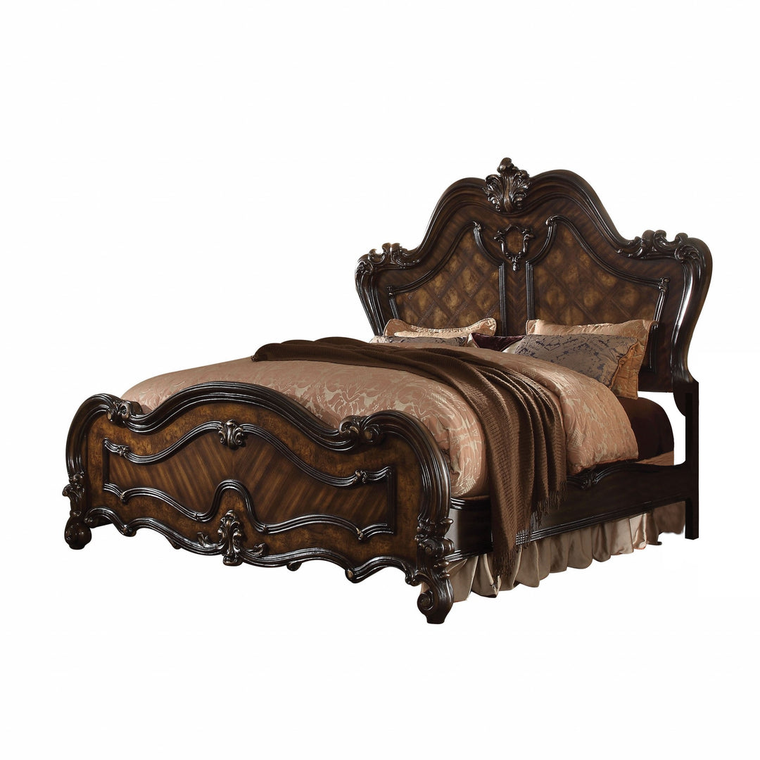 Brown King Bed Frame