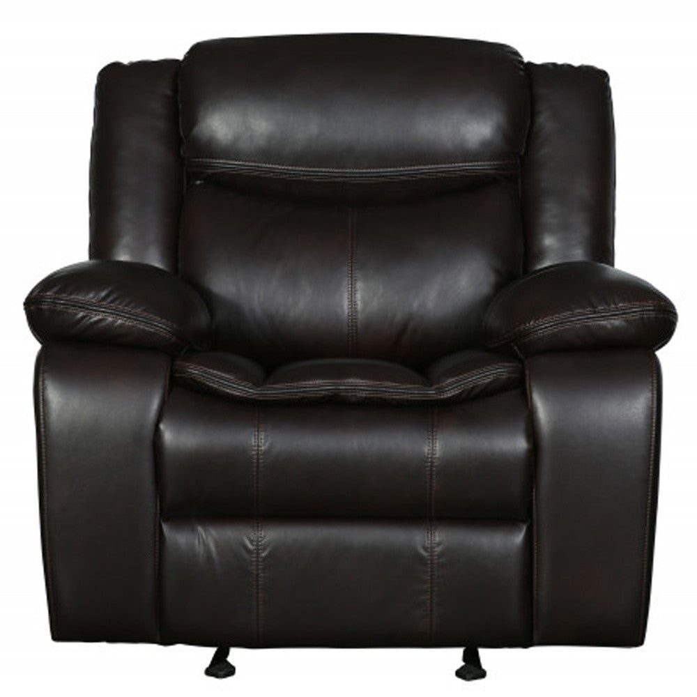 42" Brown  Reclining Chair