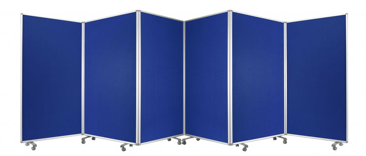 212 X 1 X 71 Green Metal 6 Panel Screen