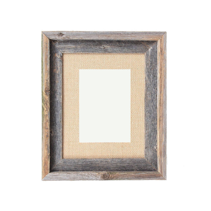 11X14 Rustic Burlap Picture Frame With Plexiglass