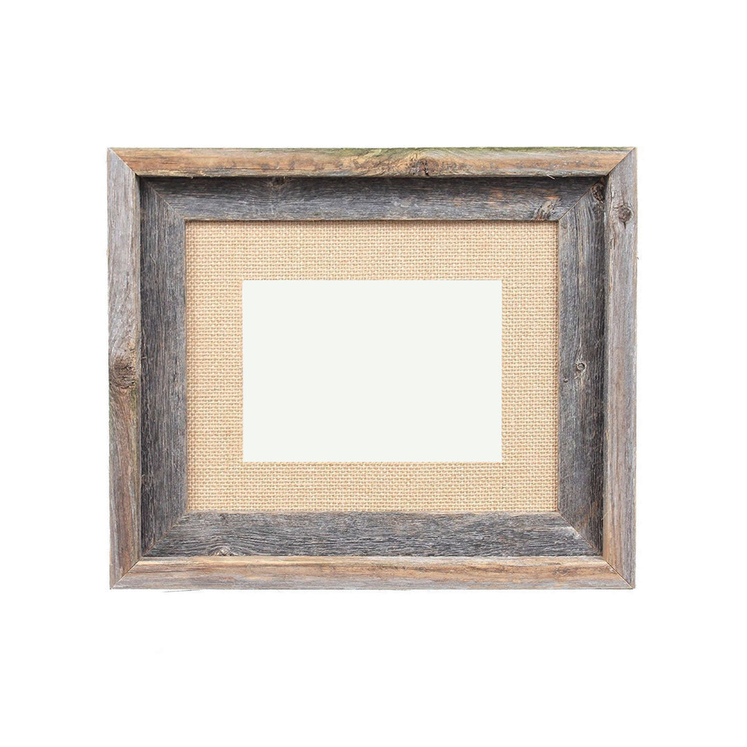 11X14 Rustic Burlap Picture Frame With Plexiglass