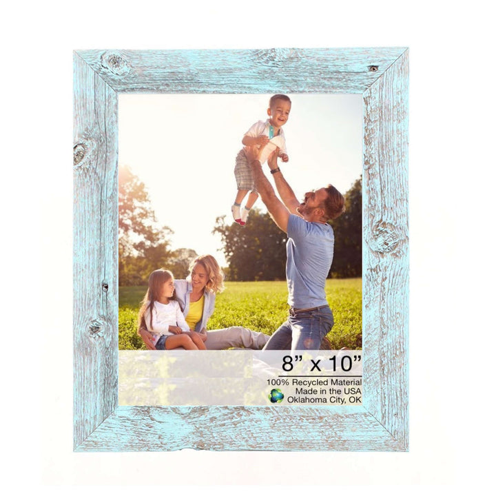 12"X13" Rustic Blue Picture Frame