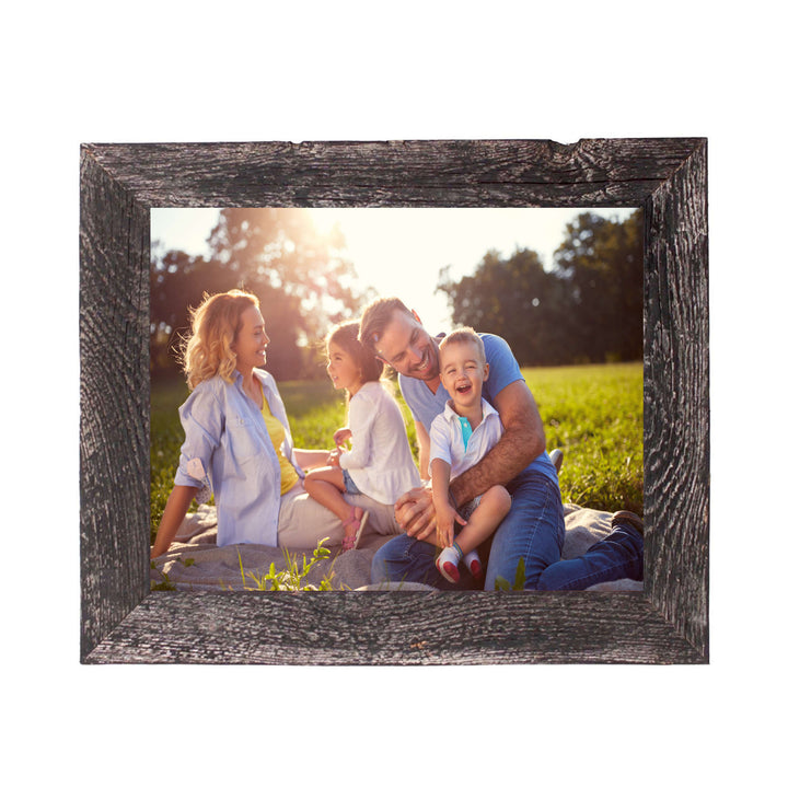 11"X11" Rustic Smoky Black Picture Frame