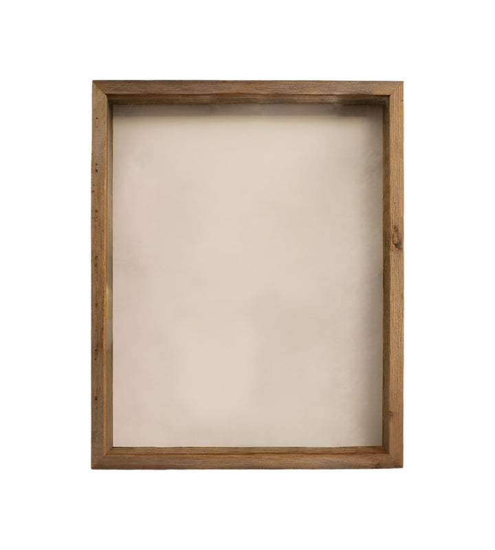 6” X 6” Rustic Farmhouse Gray Wood Shadow Box Frame