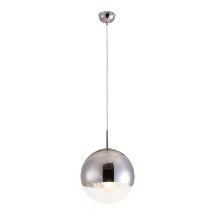 Silver Lantern Metal Dimmable Ceiling Light