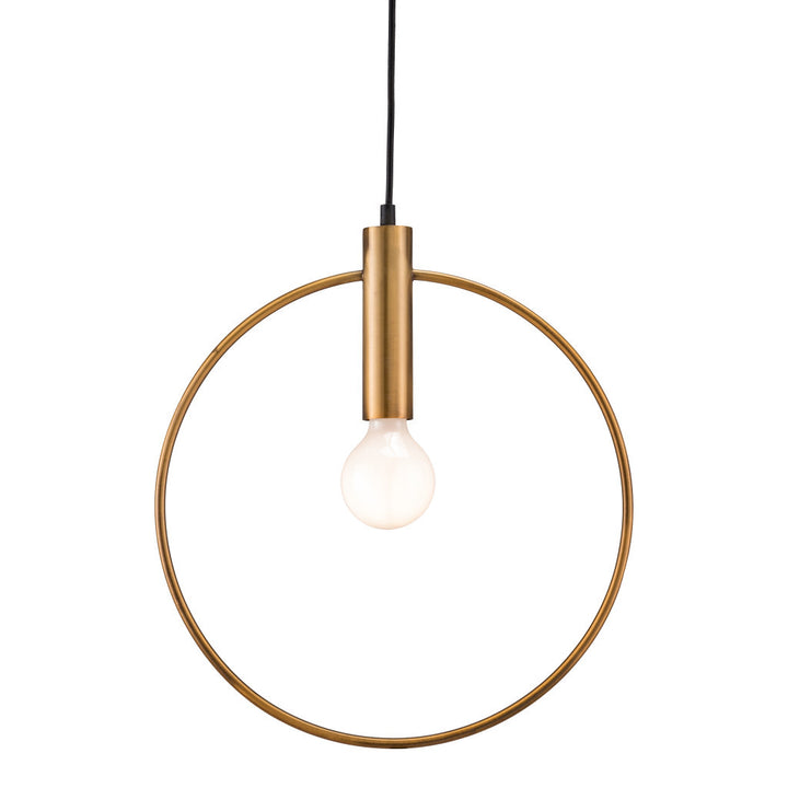 Gold Ring Ceiling Lamp