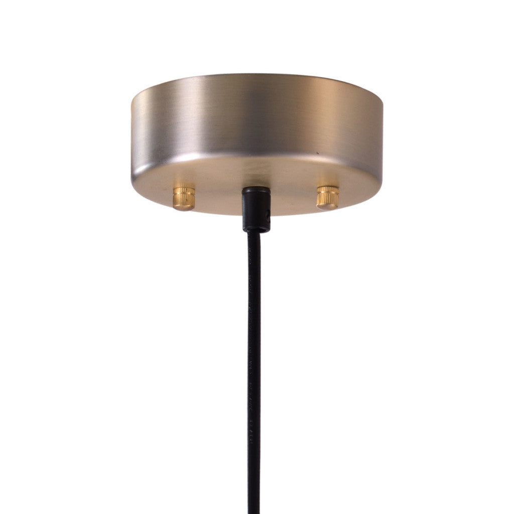 Gold Deco Cylinder Ceiling Lamp