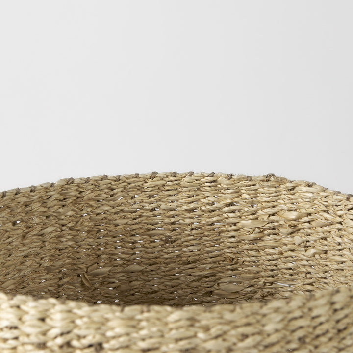 Set Of Three Detailed Wicker Storage Baskets