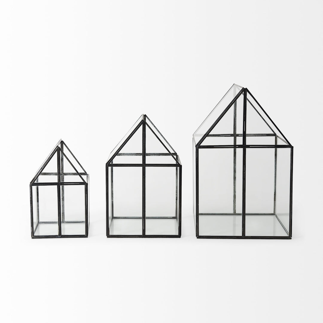 Petite House Shaped Glass Terrarium