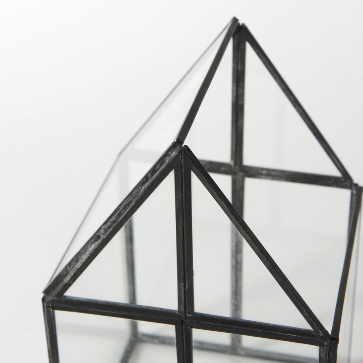 Petite House Shaped Glass Terrarium