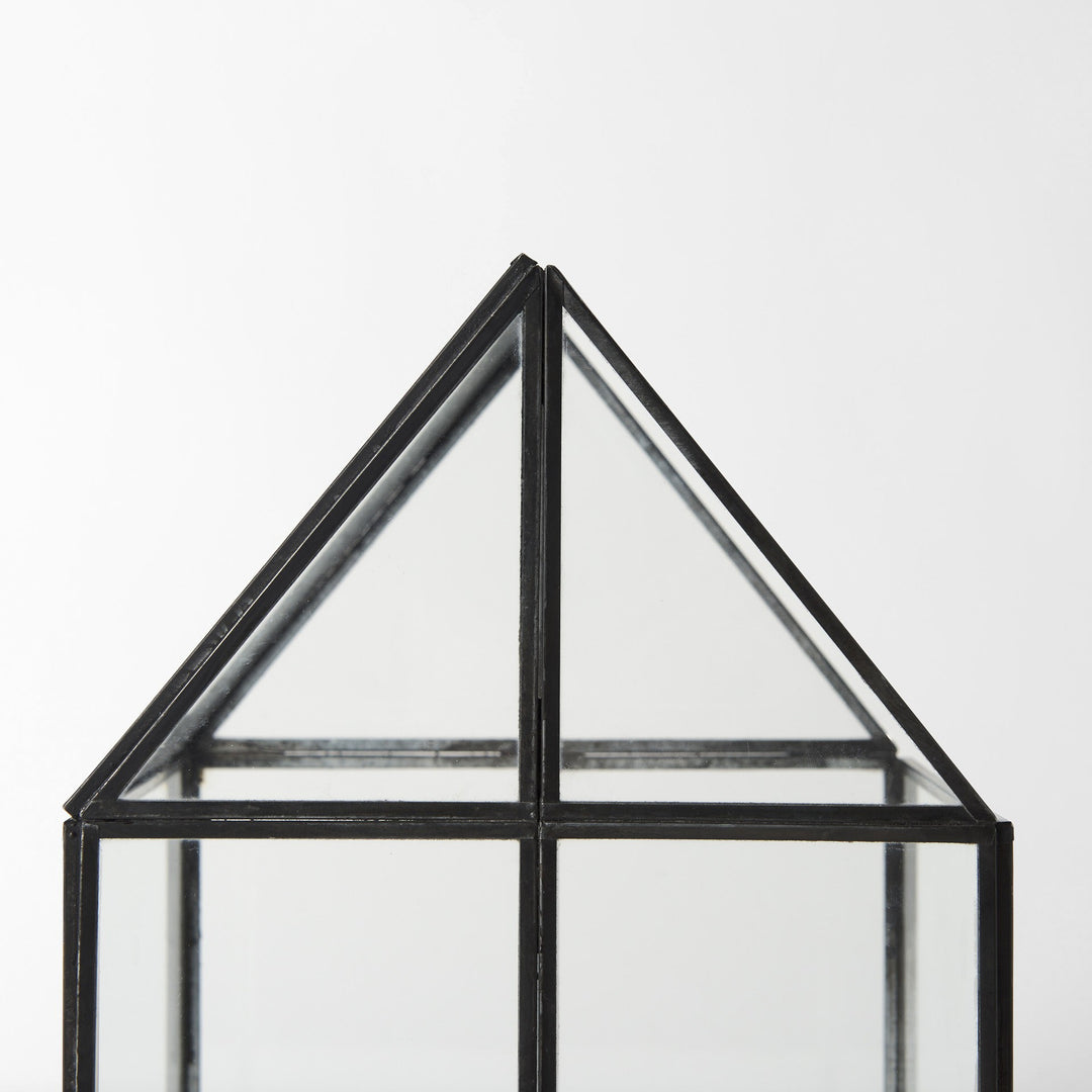 House Shaped Glass Terrarium