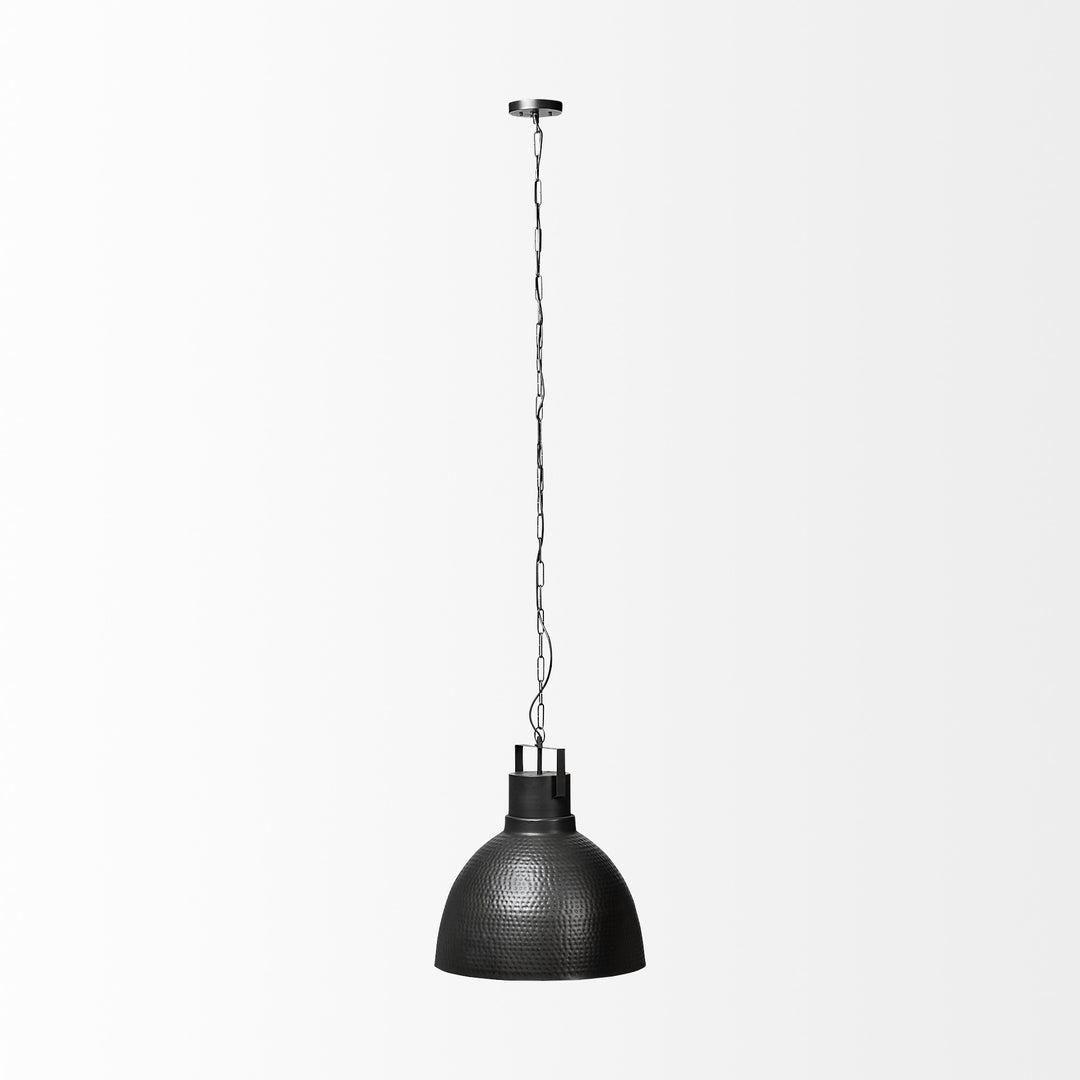 Black Lantern Metal Dimmable Ceiling Light With Black Shades