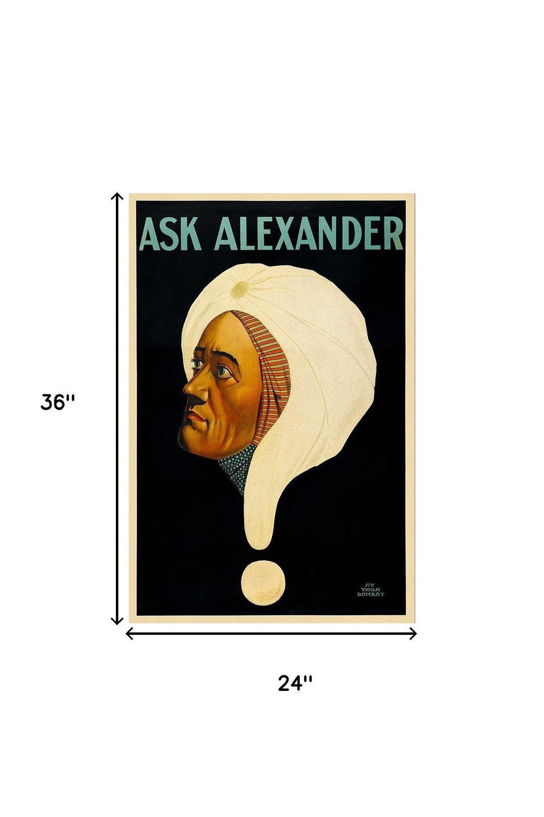 Vintage Alexander Vintage Magic Unframed Print Wall Art