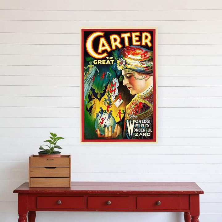 Vintage Carter Vintage Magic Unframed Print Wall Art