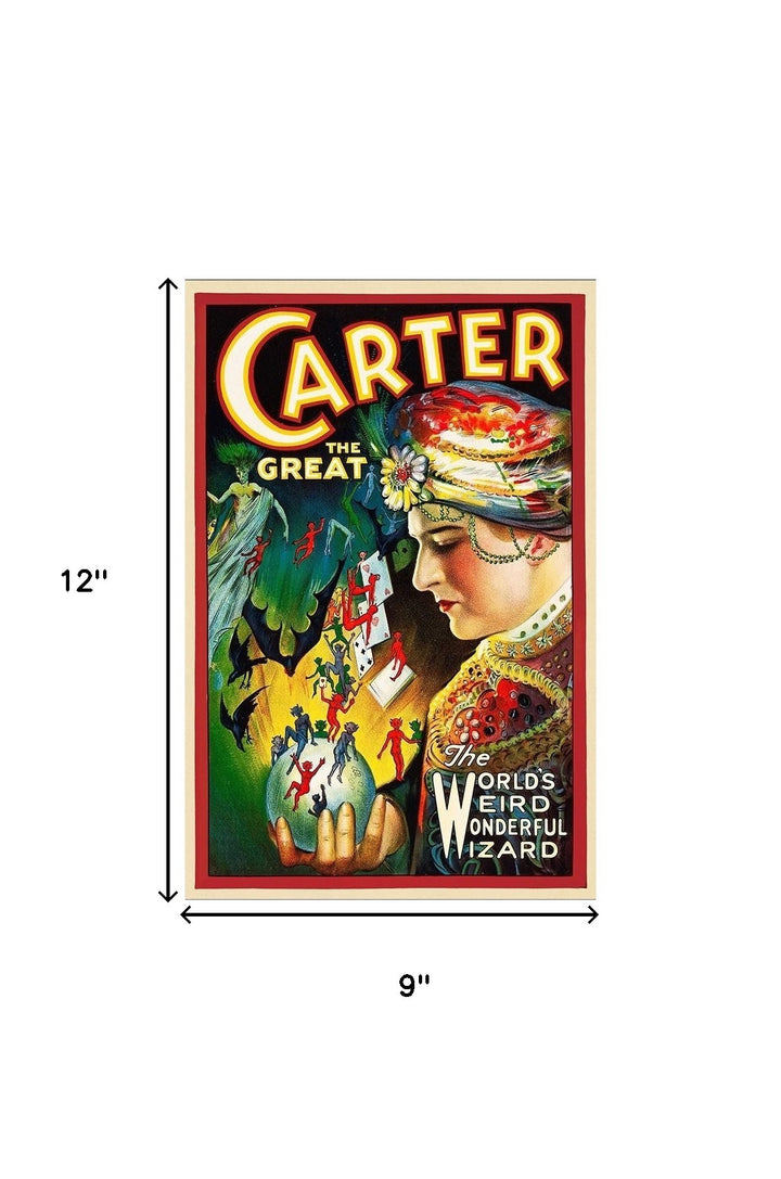 Vintage Carter Vintage Magic Unframed Print Wall Art