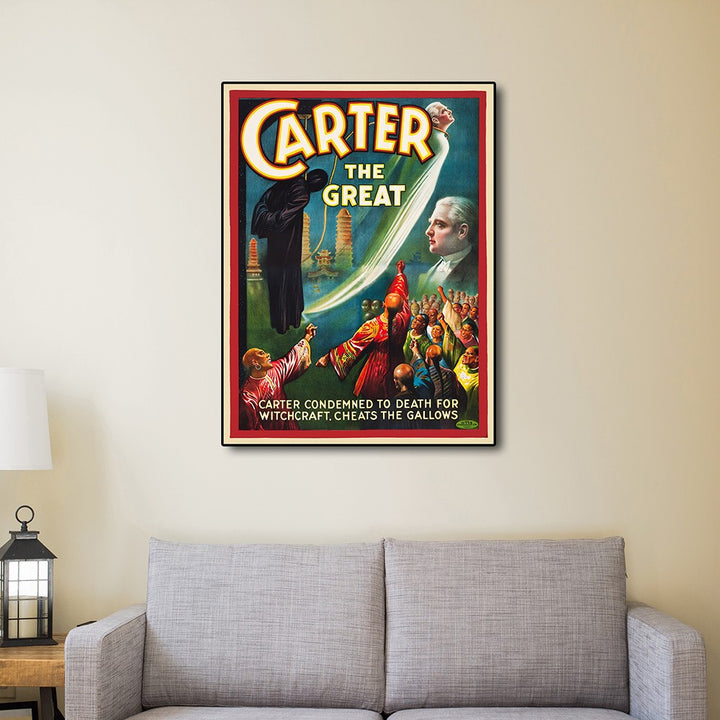 Vintage 1926 Carter Witchcraft Magic Unframed Print Wall Art