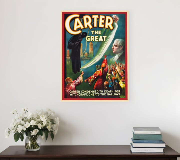 Vintage 1926 Carter Witchcraft Magic Unframed Print Wall Art