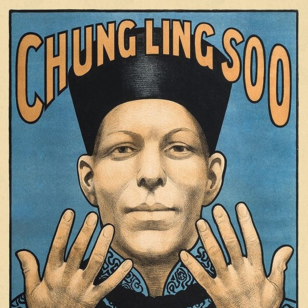 Chung Ling Soo Vintage Magic Unframed Print Wall Art