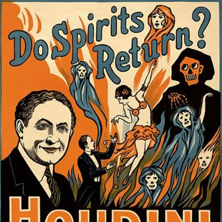 Houdini Spirits Vintage Magic Unframed Print Wall Art