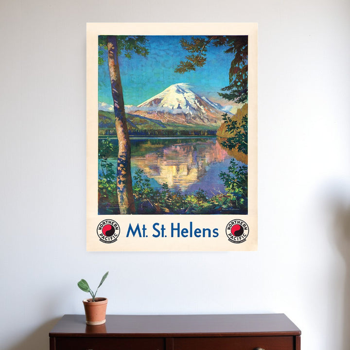 36" X 48" Mt. St. Helens C1920S Vintage Travel Poster Wall Art