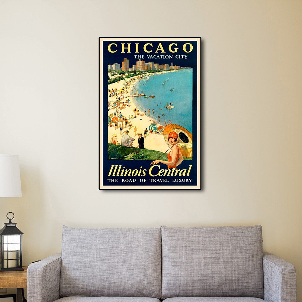 Vintage 1934 California Travel Unframed Print Wall Art