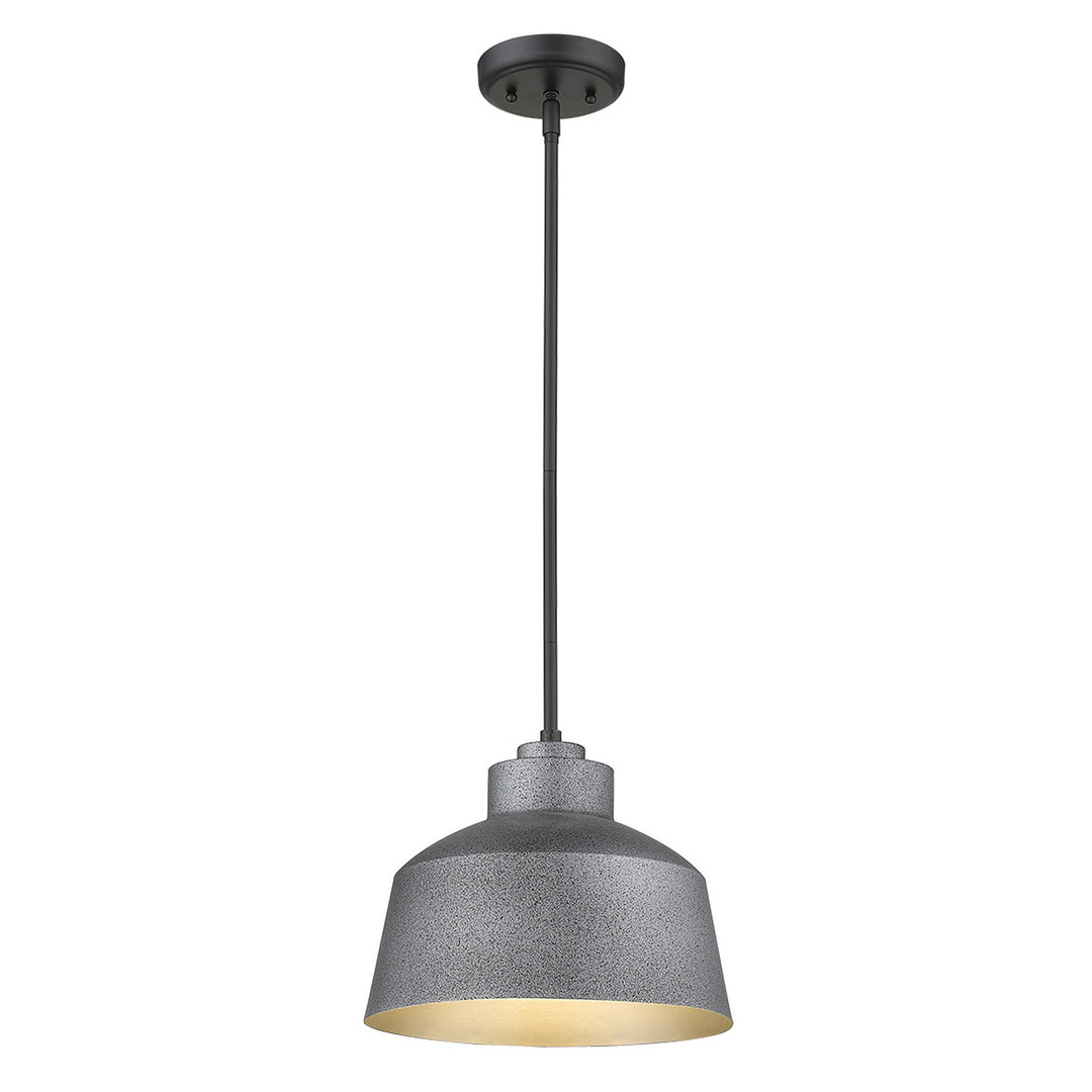 Barnes 1-Light Gray Convertible Pendant