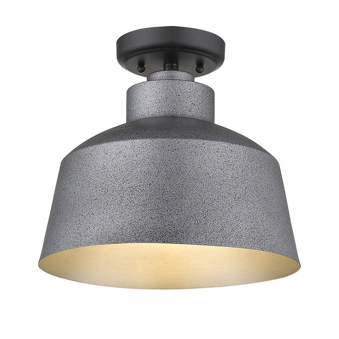 Barnes 1-Light Gray Convertible Pendant