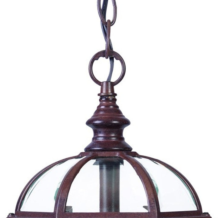 Dark Brown Cage Hanging Light