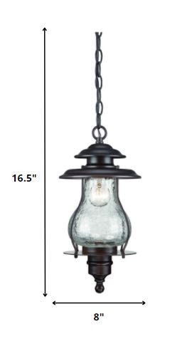 Antique Bronze Oil Lantern Hanging Light