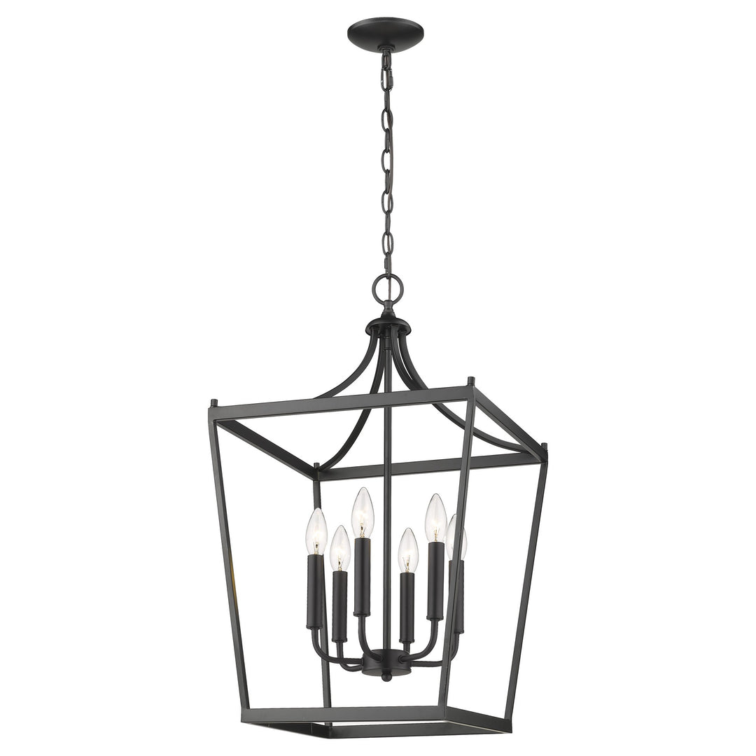 Kennedy 6-Light Matte Black Pendant