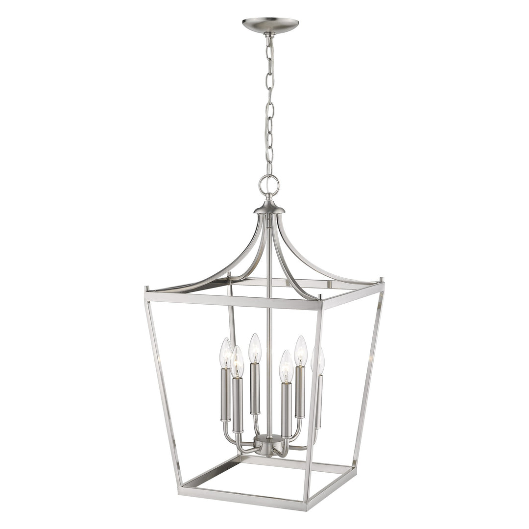 Kennedy 6-Light Satin Nickel Pendant