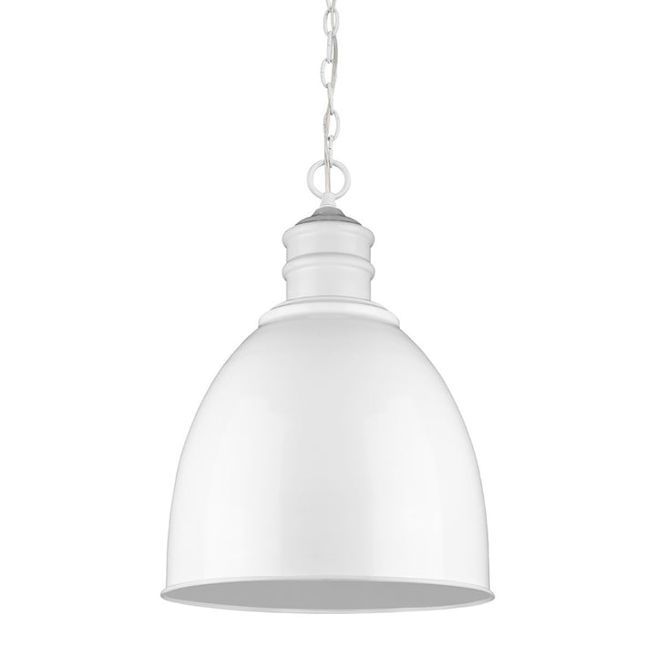 Colby 1-Light White Pendant