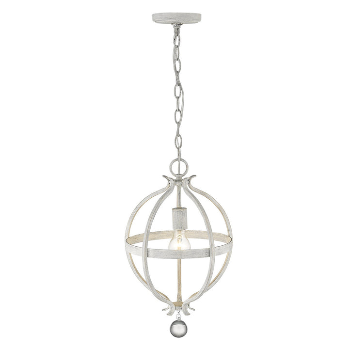 Callie 1-Light Country White Pendant