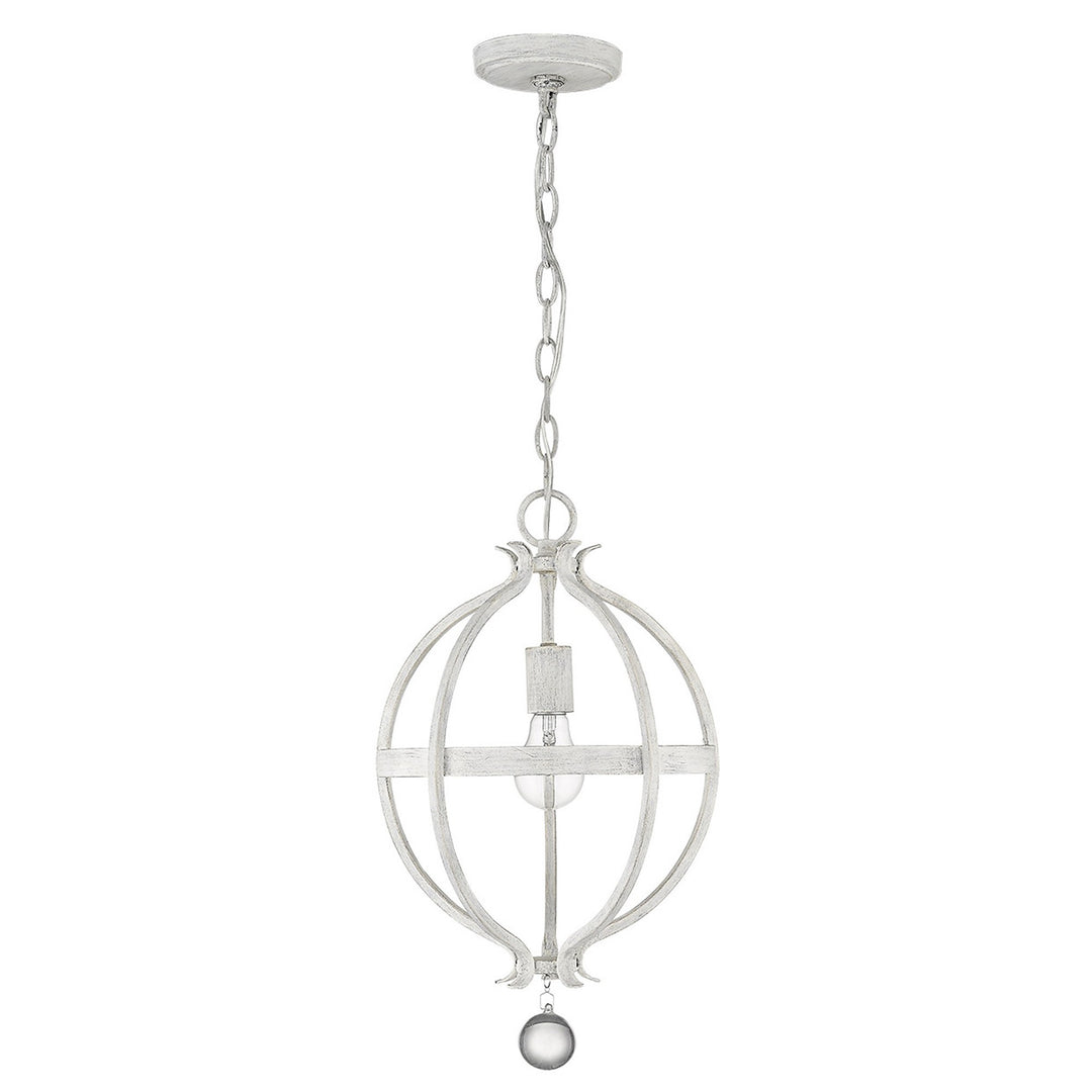 Callie 1-Light Country White Pendant