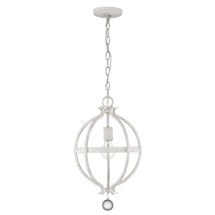 Callie 1-Light Country White Pendant