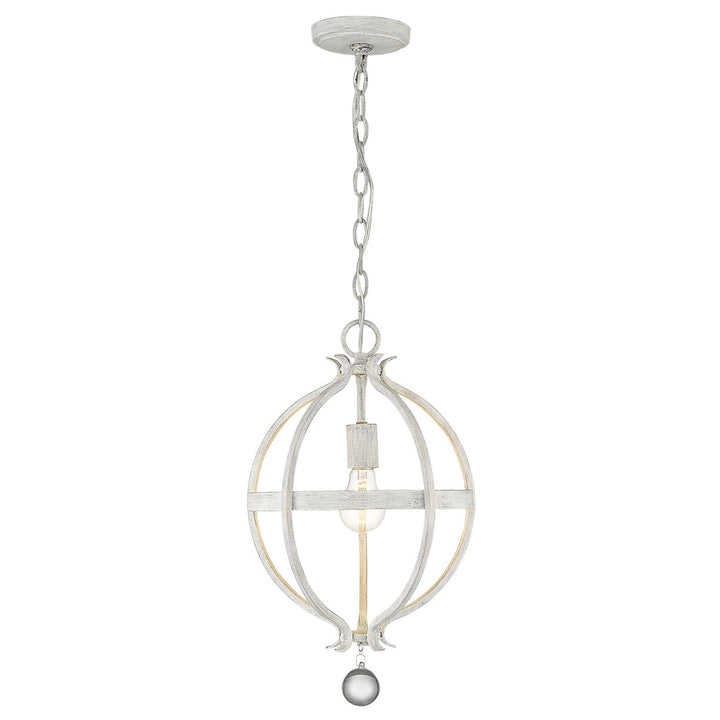 Callie 1-Light Country White Pendant