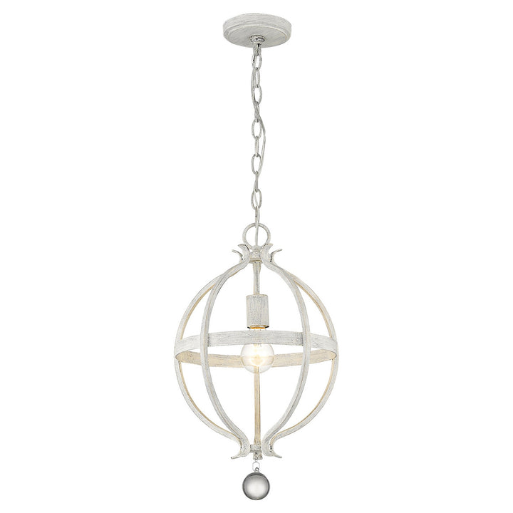 Callie 1-Light Country White Pendant