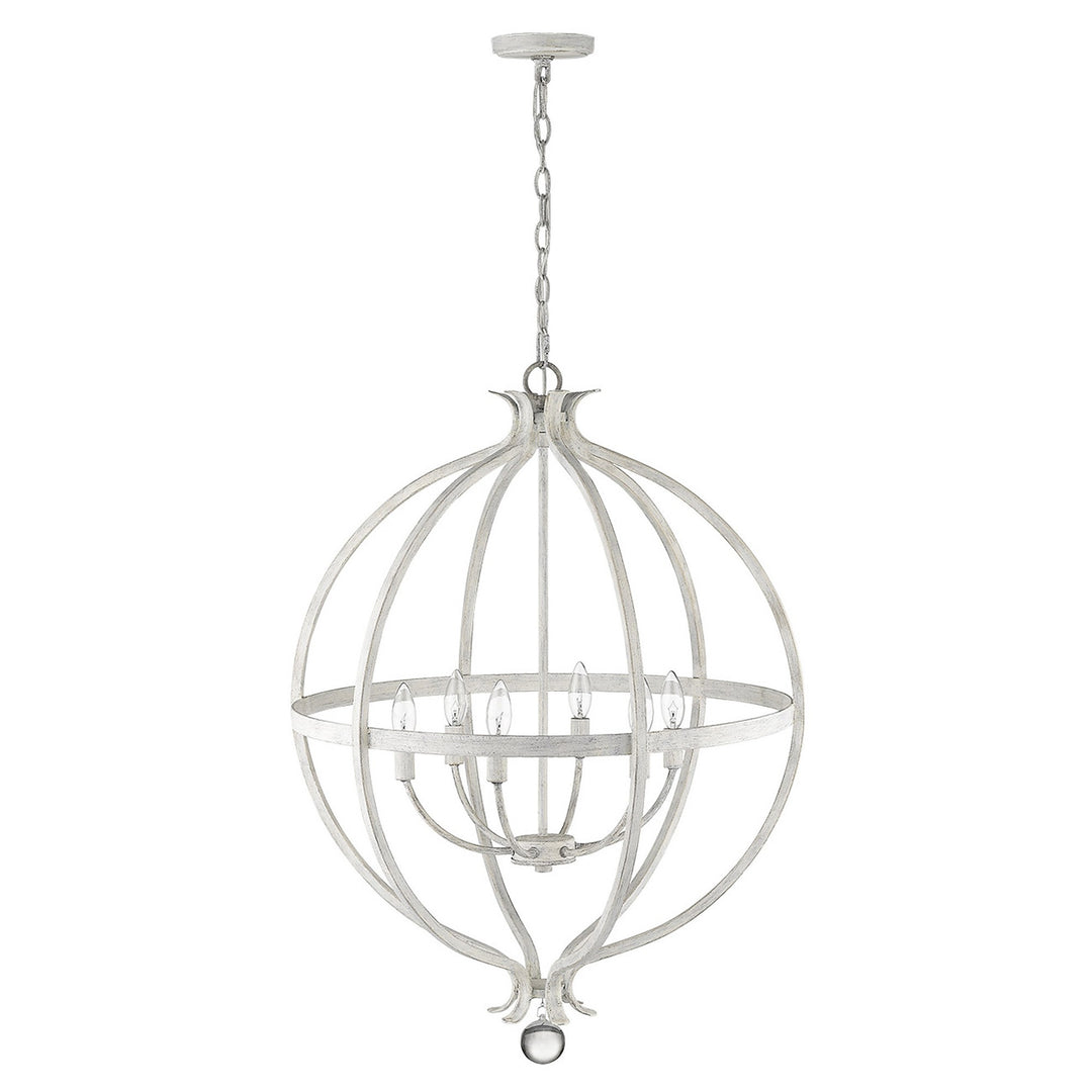 Callie 6-Light Country White Pendant