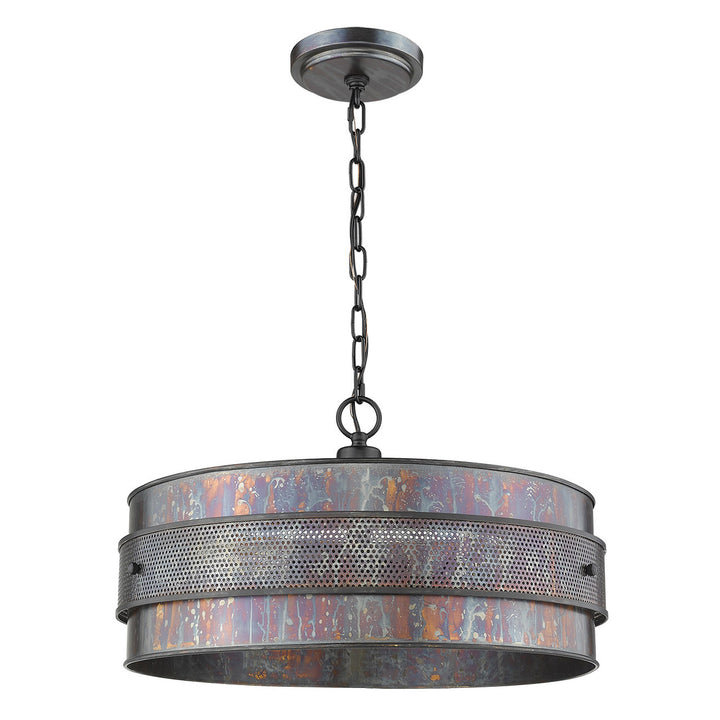 Ryker 3-Light Bronze Patina Pendant